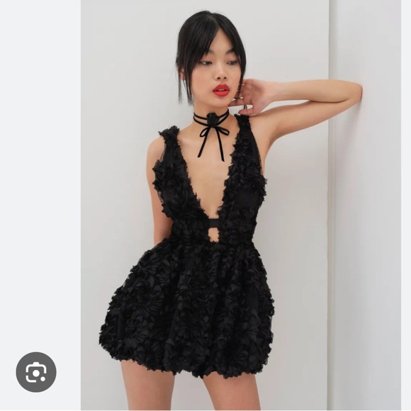 For Love And Lemons Dresses & Skirts - FL & L ASTRID MINI DRESS IN BLACK